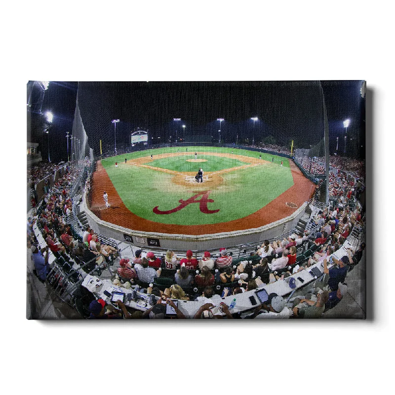 stylish decorative paintings-Alabama Crimson Tide - Sewell-Thomas Stadium Fisheye View