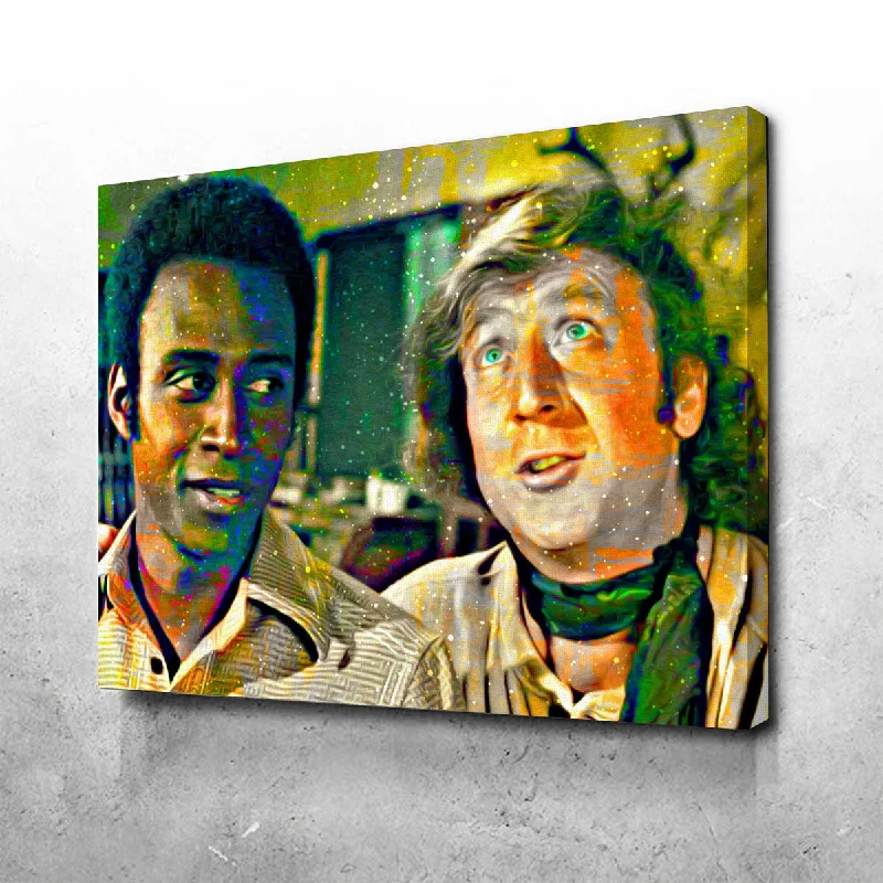 decorative abstract canvas paintings-Blazing Saddles Bart & Jim Canvas Set