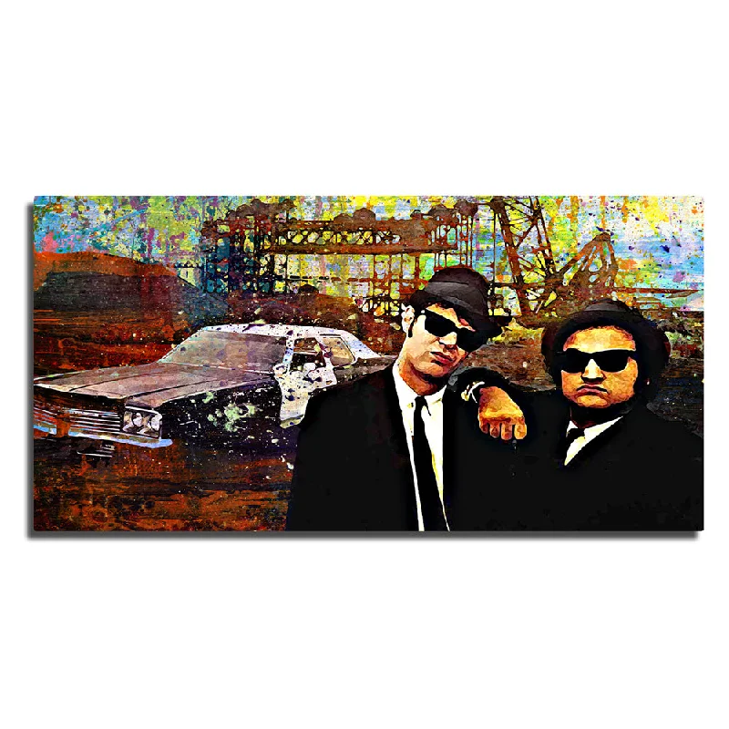 premium quality decorative paintings-Blues Brothers Panoramic