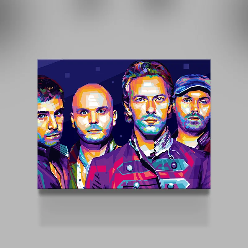 3D wall decorative paintings-Coldplay