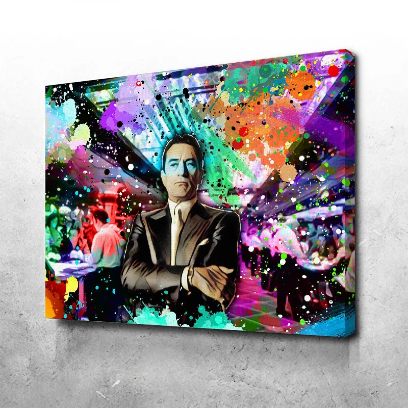 contemporary decorative portrait paintings-De Niro Casino Canvas Set