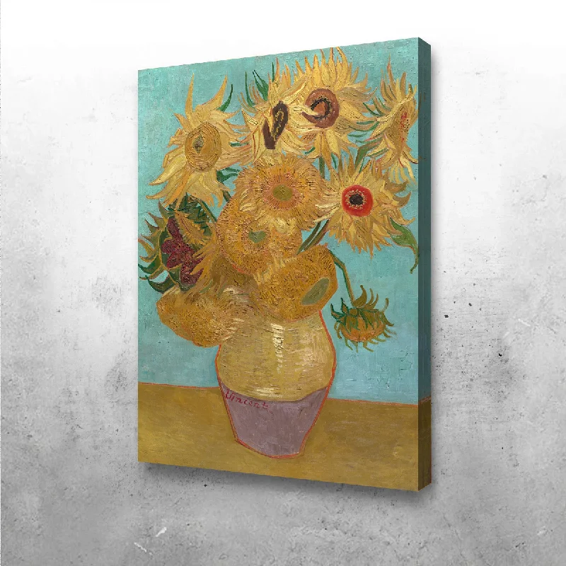 contemporary animal art paintings-Dutch Sunflowers