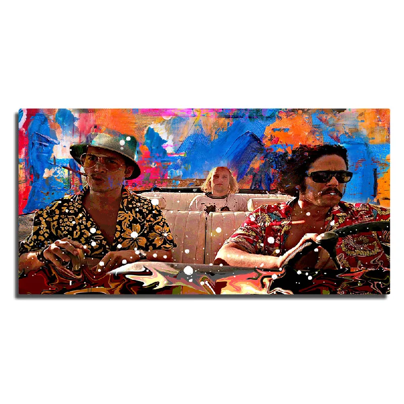 luxury decorative canvas paintings-Fear and Loathing Panoramic