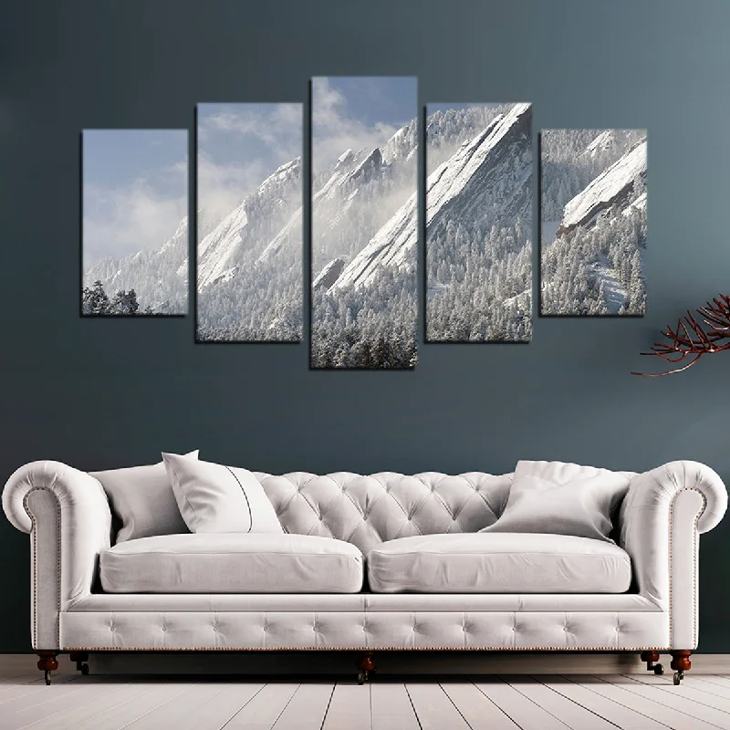 decorative murals for living room-Flatirons Canvas Set