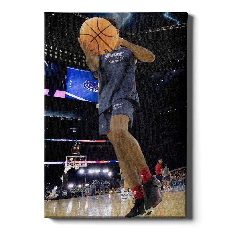 large canvas decorative wall art-Florida Atlantic Owls - FAU Basketball