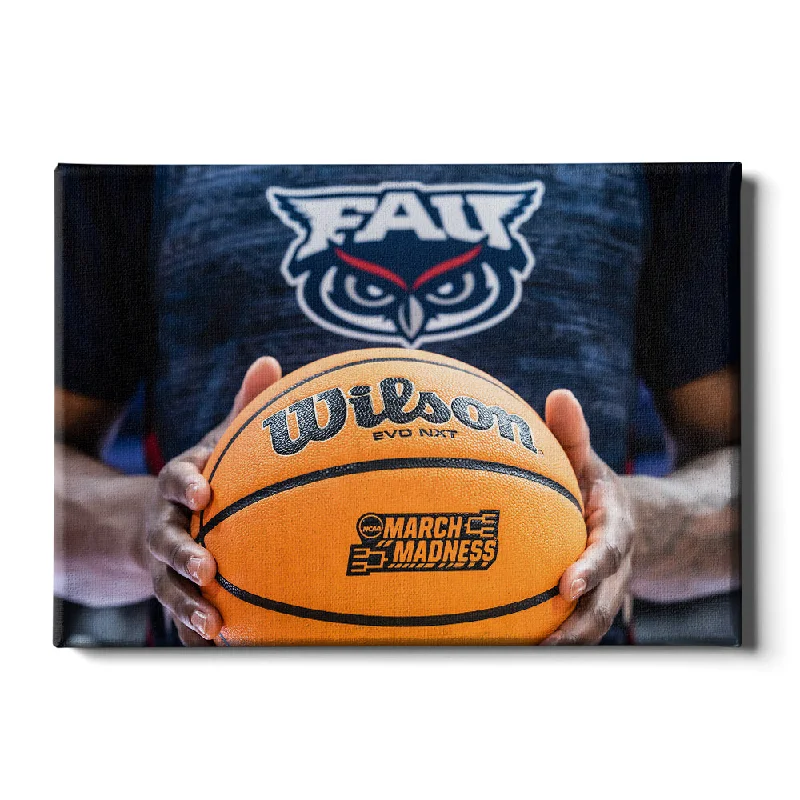 custom abstract decorative paintings-Florida Atlantic Owls - FAU March Madness