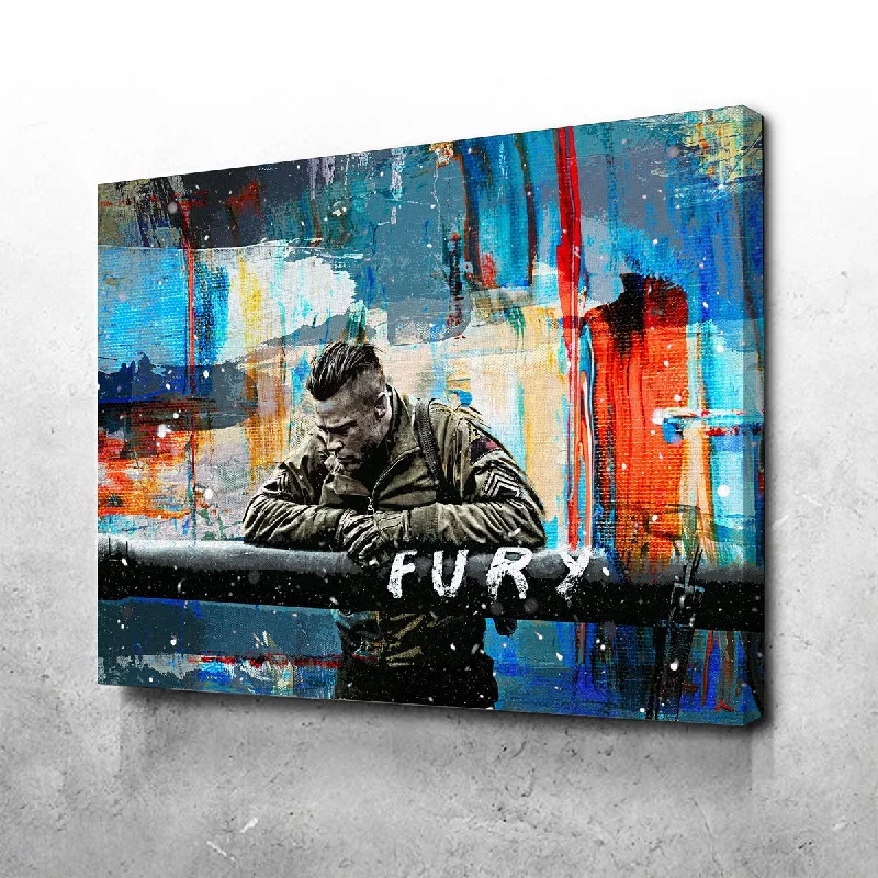 colorful portrait decorative paintings-Fury