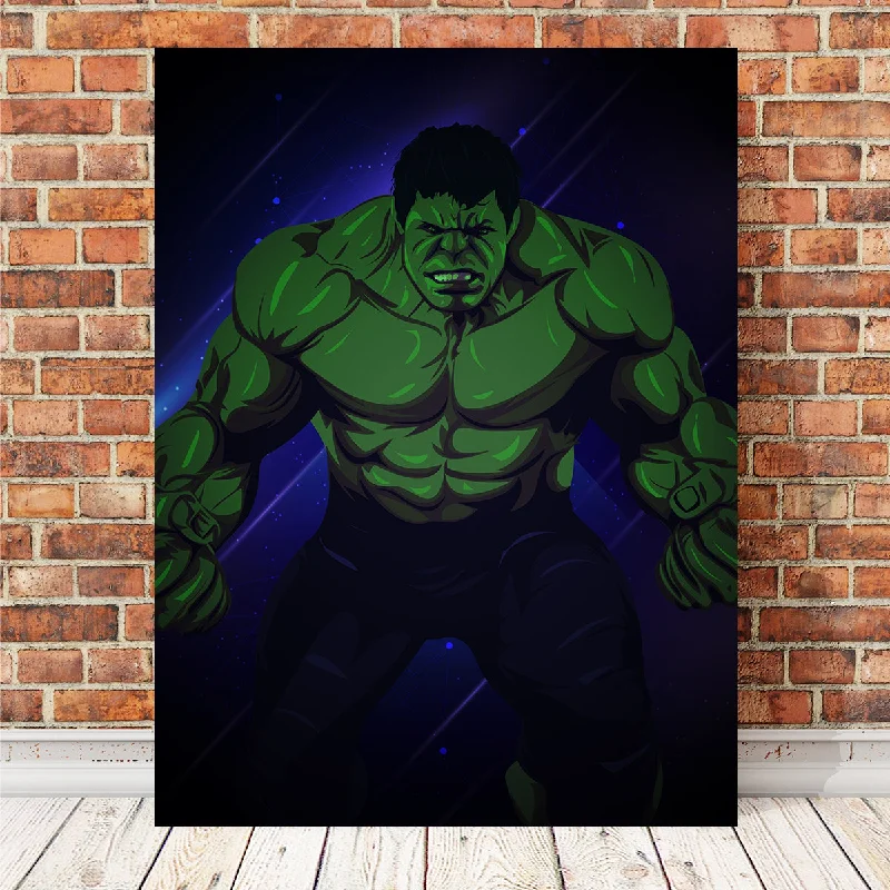 tropical decor decorative paintings-The Hulk