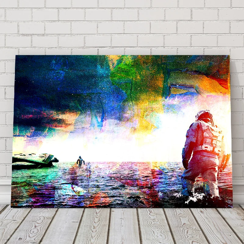 handmade colorful decorative paintings-Interstellar