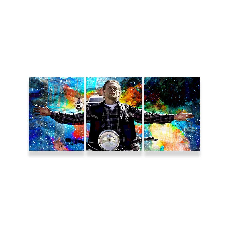 decorative tropical paintings-Jax Teller Canvas Set