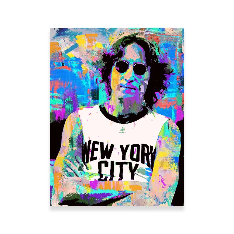 decorative mountain paintings-John Lennon NYC