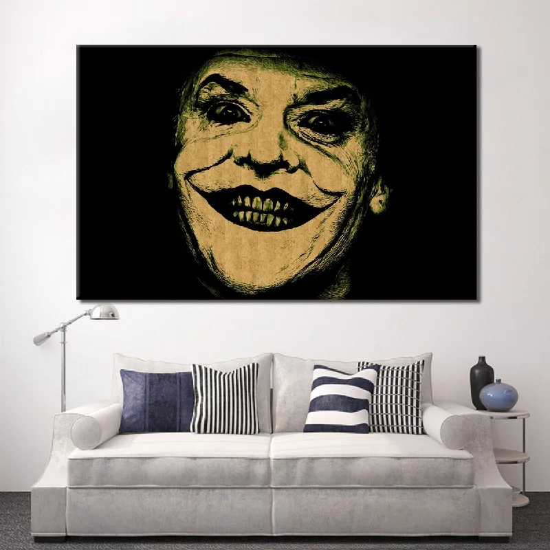 decorative murals for living room-Joker Canvas Set