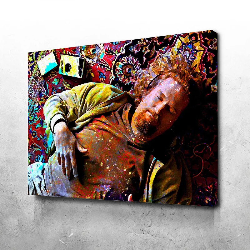 large floral-themed canvas decorative paintings-Lebowski Rug Canvas Set