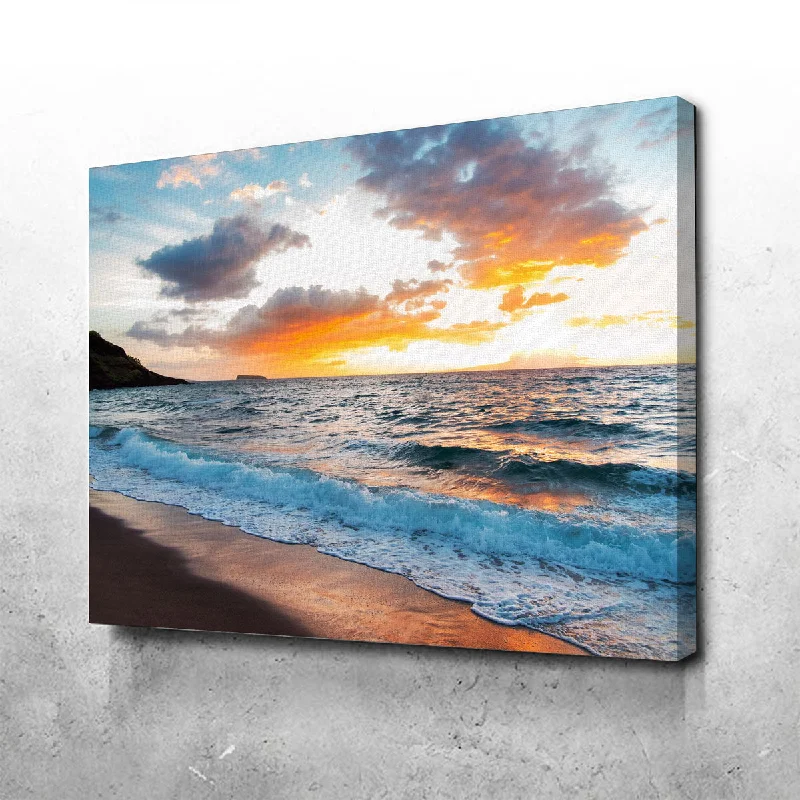 festive decorative paintings-Maui Black Sand