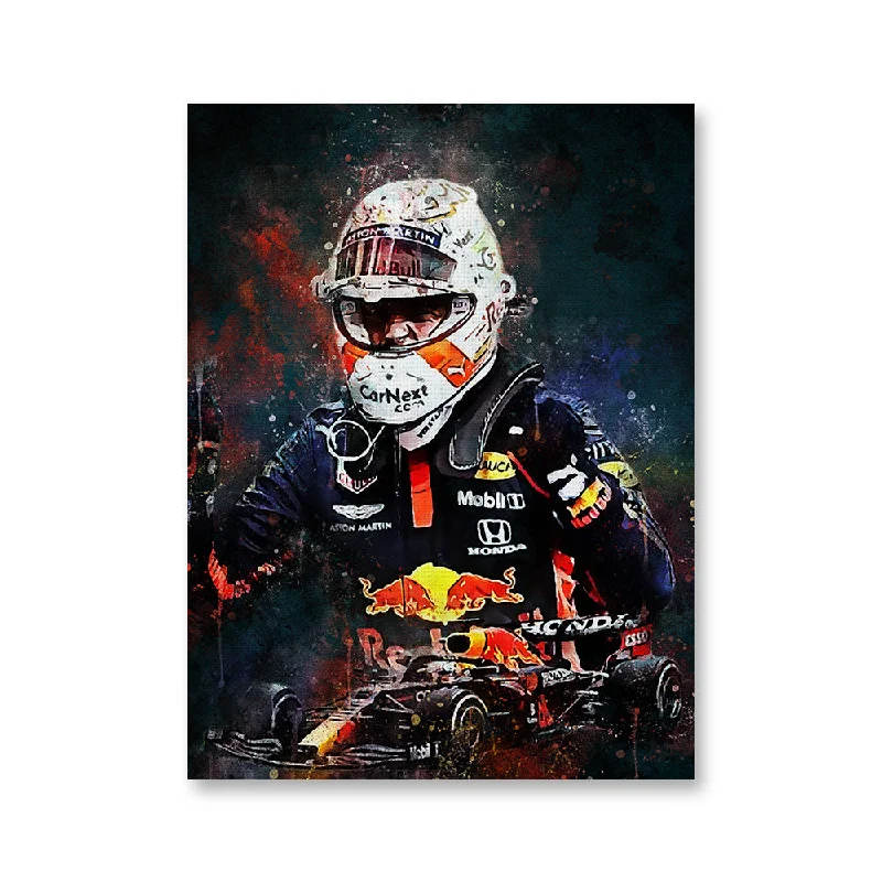 vintage abstract decorative paintings-Max Verstappen Painting