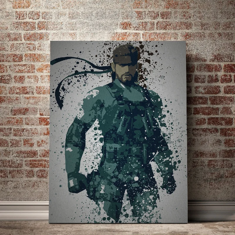 contemporary art decorative paintings-MGS Snake