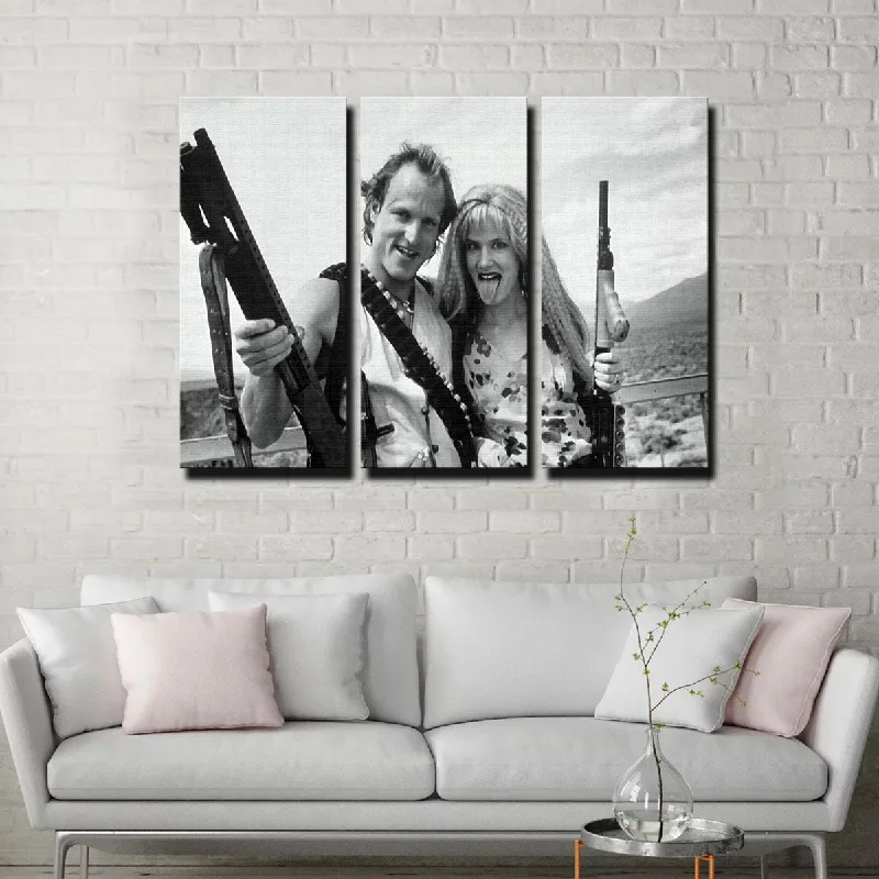 large nature-themed decorative paintings-Natural Born Killers Canvas Set