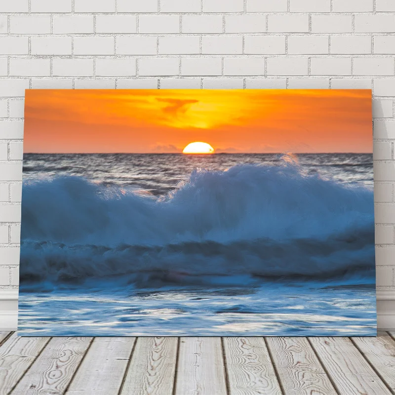 decorative vintage floral paintings-Ocean Sunrise