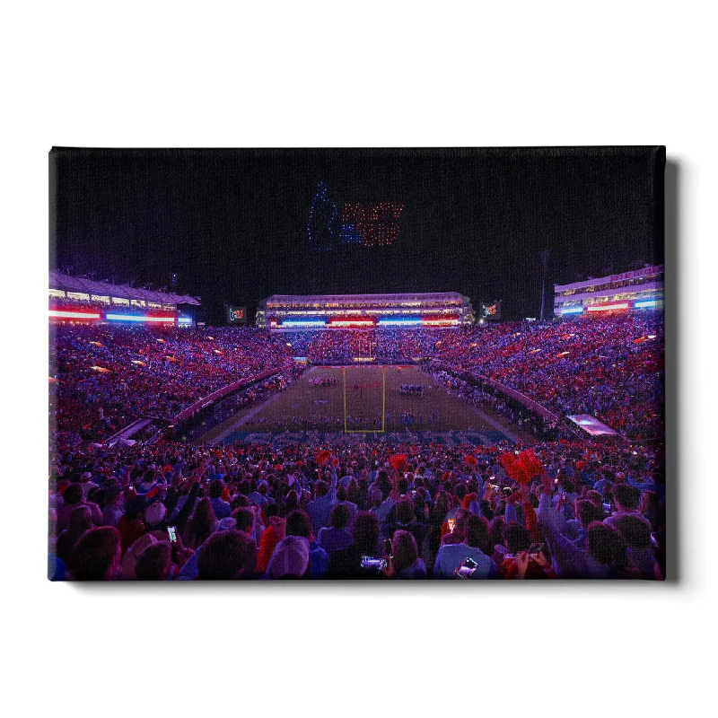 vintage decor decorative paintings-Ole Miss Rebels - Party in the SIP Drones