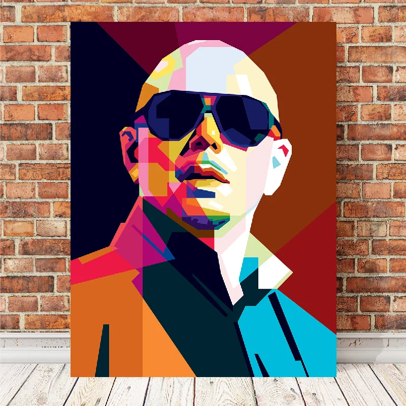 dark-colored decorative paintings-Pitbull