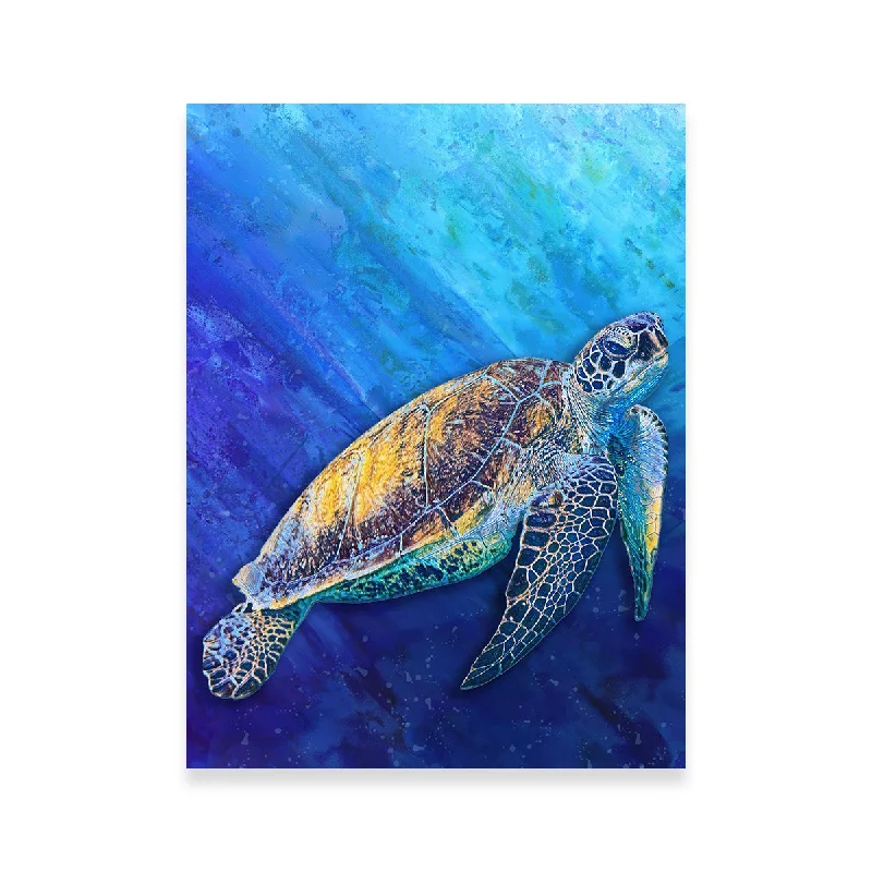 farmhouse style decorative paintings-Sea Turtle