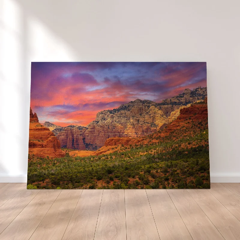 large contemporary decorative paintings-Sedona Sunset