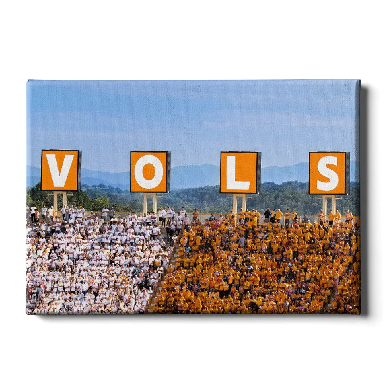 large wall decorative paintings-Tennessee Volunteers - Vols Checkerboard