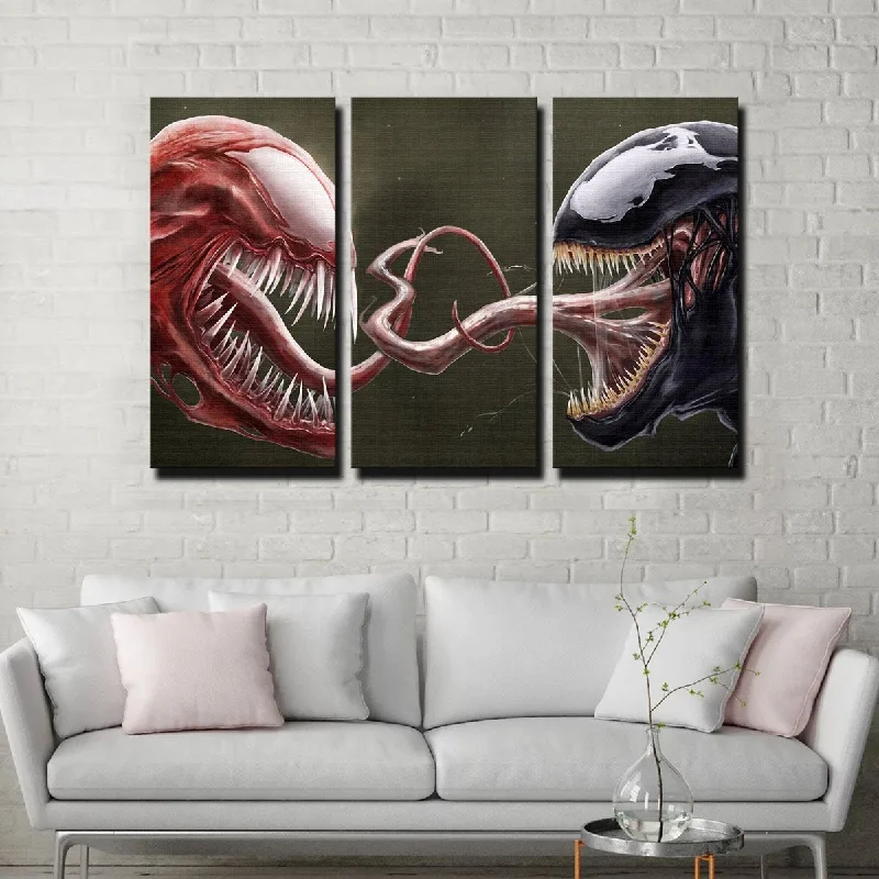 elegant decorative wall paintings-Venom vs. Carnage Canvas Set