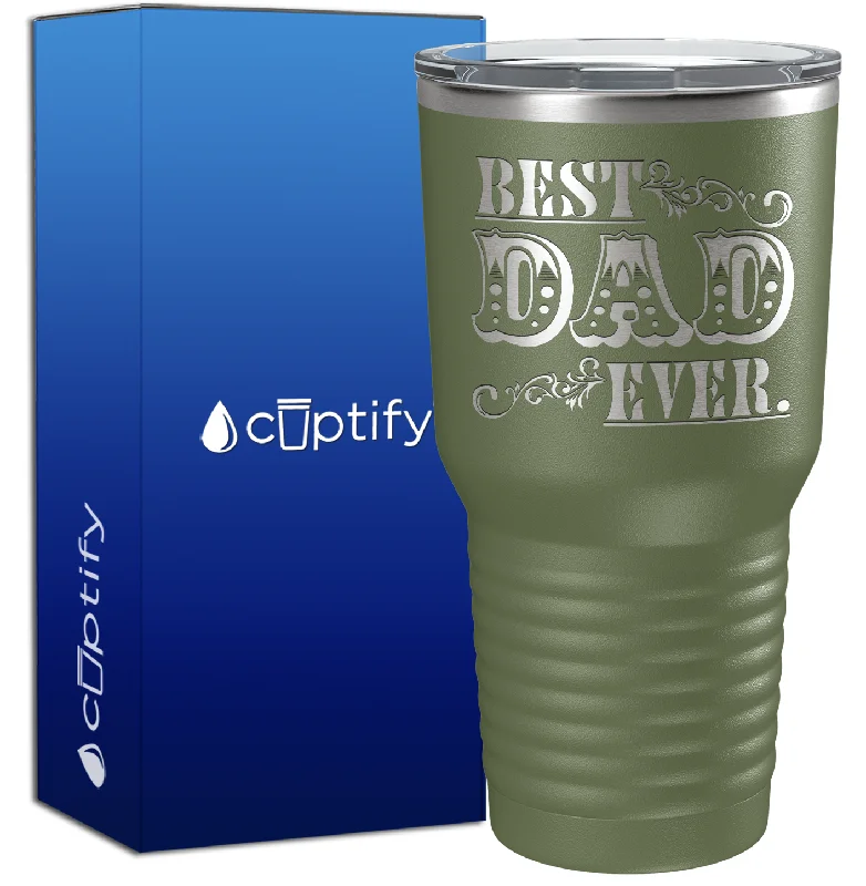 cute tea cups for gifts -Best Dad Ever. Design 30oz Dad Tumbler