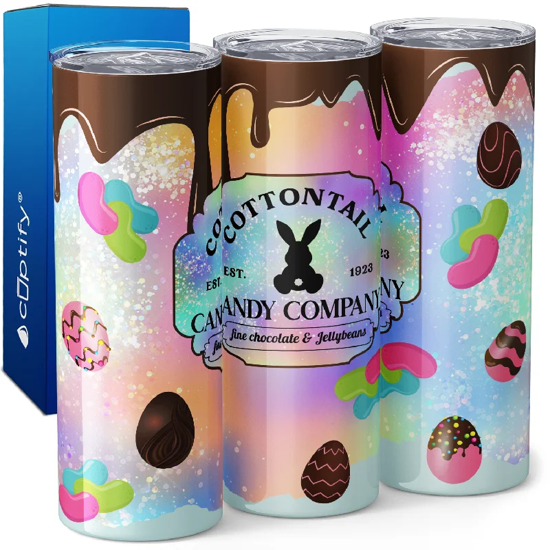 thermal coffee mugs for work -Cottontail Candy Company 20oz Skinny Tumbler