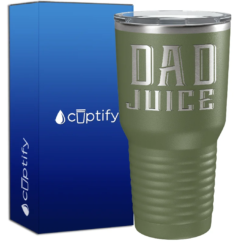 funny travel mugs -Dad Juice 30oz Dad Tumbler