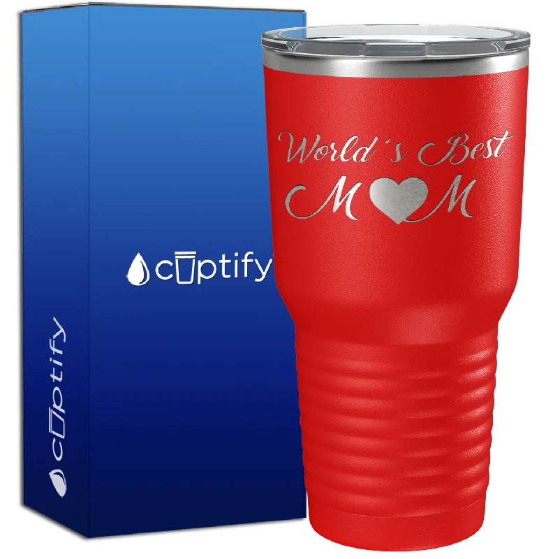 eco mugs for travel -World's Best Mom 30oz Mom Tumbler