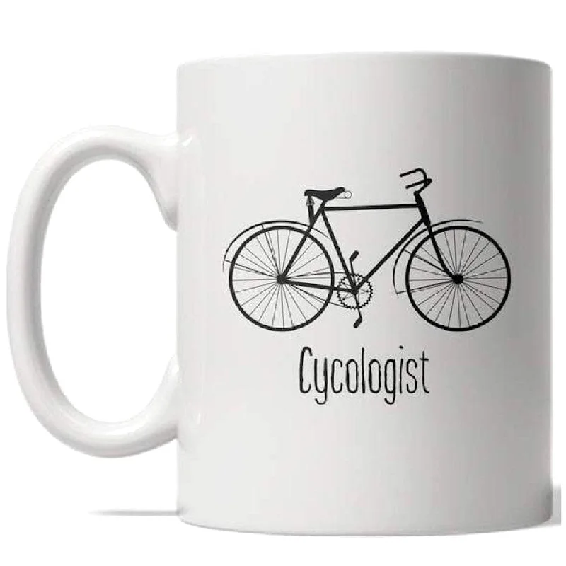 custom coffee cups for Christmas -Cycologist Mug