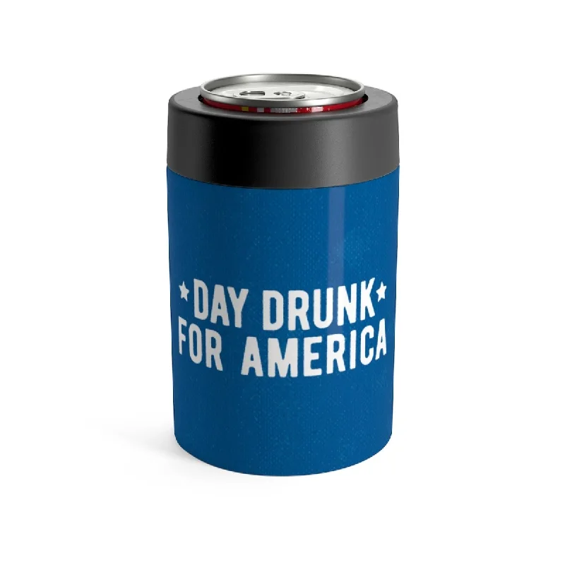 ceramic coffee mugs -Day Drunk For America Can Cooler