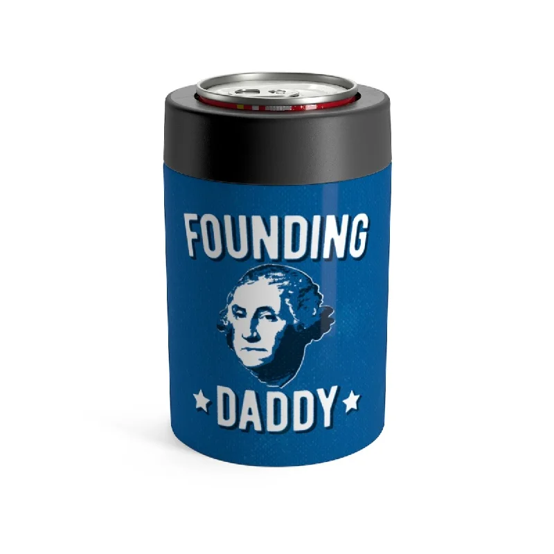 cute coffee mugs -Founding Daddy Can Cooler