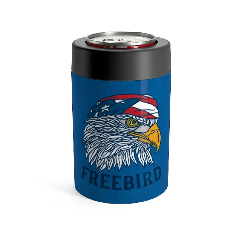 ceramic tea mugs for wedding -Freebird Can Cooler