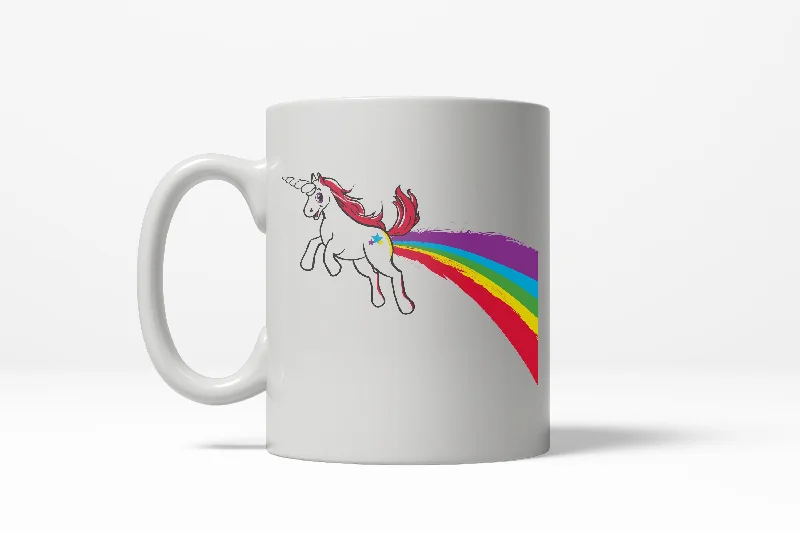 personalized gift mugs -Unicorn Farting Funny Rainbow Magical Ceramic Coffee Drinking Mug  - 11oz